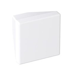 HEWI 547.32B1 98 M�belknopf eckig 32 x 32 mm Matt Signalweiss