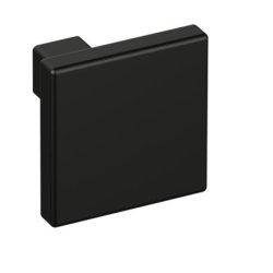 HEWI 547.32B2 90 M�belknopf eckig 32 x 32 mm Matt Tiefschwarz