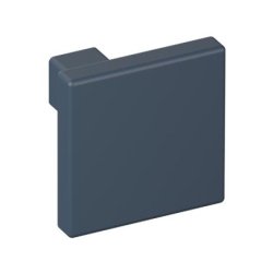 HEWI 547.32B2 92 M�belknopf eckig 32 x 32 mm Matt Anthrazitgrau