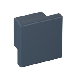HEWI 547.32B3 92 M�belknopf eckig 32 x 32 mm Matt Anthrazitgrau