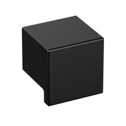 HEWI 547.32B4 90 M�belknopf eckig 32 x 32 mm Matt Tiefschwarz