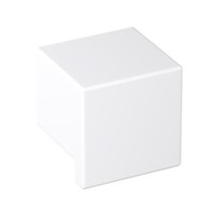 HEWI 547.32B4 98 M�belknopf eckig 32 x 32 mm Matt Signalweiss