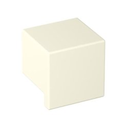 HEWI 547.32B4 99 M�belknopf eckig 32 x 32 mm Matt Reinweiss