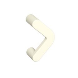 HEWI 548.17.64GKW 99 B�gelgriff 80 mm Reinweiss Breite 16 mm BA 64 mm