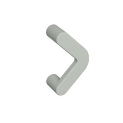 HEWI 548.17B64GKW 95 B�gelgriff 80 mm Matt Felsgrau BA 64 mm