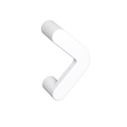 HEWI 548.17B64GKW 98 B�gelgriff 80 mm Matt Signalweiss BA 64 mm