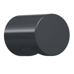 HEWI 557.20 92 M�belknopf rund � 20 mm Anthrazitgrau L�nge 28 mm