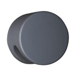 HEWI 557.23 92 M�belknopf rund � 23 mm Anthrazitgrau L�nge 29 mm
