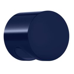 HEWI 557.32 50 M�belknopf rund � 32 mm Stahlblau L�nge 30 mm
