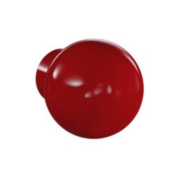HEWI 559.23 33 M�belknopf rund � 23 mm Rubinrot L�nge 27 mm