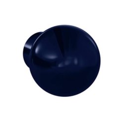 HEWI 559.23 50 M�belknopf rund � 23 mm Stahlblau L�nge 27 mm
