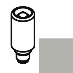HEWI Diebstahlsicherung Felsgrau 18565 95 f�r WC-Papierhalter 477.21.150 Grau 