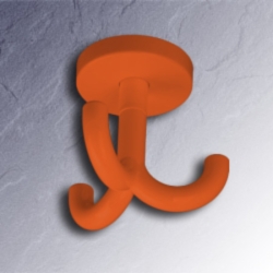 HEWI Dreifachhaken drehbar Orange 70 x 50 mm 477.90.050 24