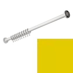 HEWI Duschvorhangstange 1000 mm Senfgelb 801.34.400 18 mit Vorhangring gelb