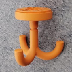 HEWI Edition Matt Dreifachhaken Orange Matt 477.90B050 24