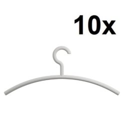 HEWI Edition Matt Kleiderb�gel 10er Set Lichtgrau Matt 570.1B 97
