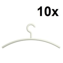 HEWI Edition Matt Kleiderb�gel 10er Set Reinweiss Matt 570.1B 99
