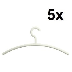 HEWI Edition Matt Kleiderb�gel 5er Set Reinweiss Matt 570.1B 99