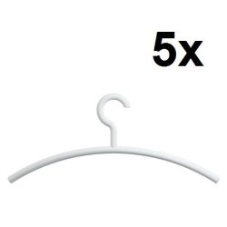 HEWI Edition Matt Kleiderb�gel 5er Set Signalweiss Matt 570.1B 98