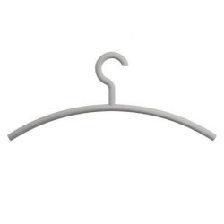 HEWI Edition Matt Kleiderb�gel Felsgrau Matt Haken drehbar 570.3B 95