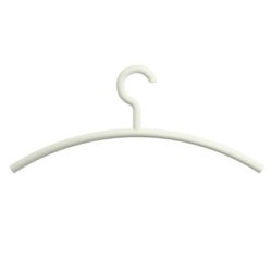 HEWI Edition Matt Kleiderb�gel Reinweiss Matt Haken drehbar 570.3B 99