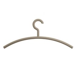 HEWI Edition Matt Kleiderb�gel Sand Matt Haken drehbar 570.3B 86
