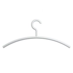 HEWI Edition Matt Kleiderb�gel Signalweiss Matt Haken drehbar 570.3B 98