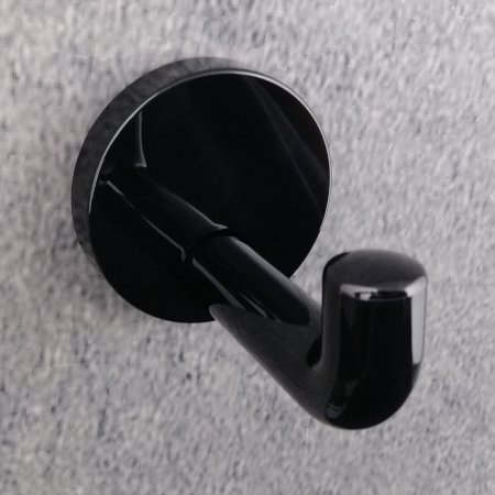 Merriway Klammerhaken 100mm - 2 Stück Lackierte Haken Schwarz/weiß | Für Wäscheleine