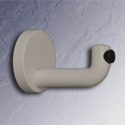 HEWI Einzelhaken mit T�rpuffer 105 mm Lichtgrau 477.90.035 97