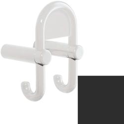 HEWI Haken Anthrazitgrau 801.90.031 92 Garderobendoppelhaken Grau