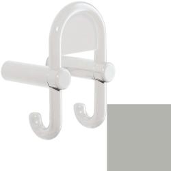HEWI Haken Felsgrau 801.90.031 95 Garderobendoppelhaken grau