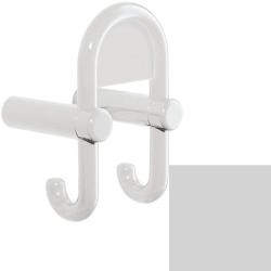 HEWI Haken Lichtgrau 801.90.031 97 Garderobendoppelhaken Grau