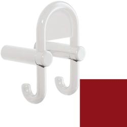 HEWI Haken Rubinrot 801.90.031 33 Garderobendoppelhaken Rot