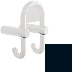 HEWI Haken Tiefschwarz 801.90.031 90 Garderobendoppelhaken Schwarz