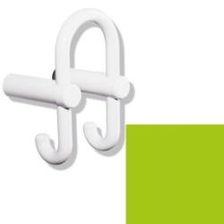 HEWI Haken 801.90.030 74 apfelgr�n Garderobendoppelhaken Gr�n