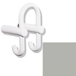 HEWI Haken 801.90.030 95 felsgrau Garderobendoppelhaken grau