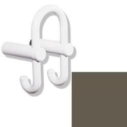 HEWI Haken 801.90.030 84 Umbra Garderobendoppelhaken Braun Garderobe