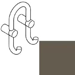 HEWI Garderobendoppelhaken Umbra 801.90.040 84