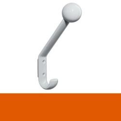 HEWI Garderobenhaken 174 mm mit Kugel 477.90.081 24 Orange