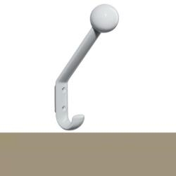 HEWI Garderobenhaken 174 mm mit Kugel 477.90.081 86 Sand