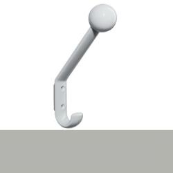HEWI Garderobenhaken 174 mm mit Kugel 477.90.081 95 Felsgrau