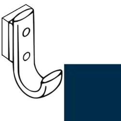 HEWI Garderobenhaken H�he 75 mm 477.90.061 50 Stahlblau