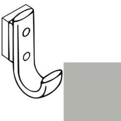 HEWI Garderobenhaken H�he 75 mm 477.90.061 95 Felsgrau