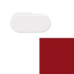 Hewi Glasfalzgriff Rubinrot 554 33 Ziehgriff Polyamid Fenstergriffe Rot