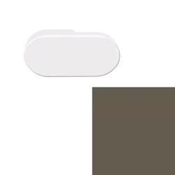 Hewi Glasfalzgriff 554 84 Umbra Ziehgriff Polyamid Fenstergriffe braun