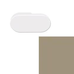 Hewi Glasfalzgriff 554 86 Sand Ziehgriff Polyamid Fenstergriffe braun