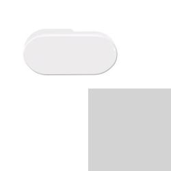 Hewi Glasfalzgriff 554 97 lichtgrau Ziehgriff Polyamid Fenstergriffe grau