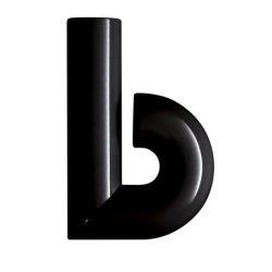 HEWI Hausnummer Buchstabe b Tiefschwarz 702.165.b 90 H�he 165 mm