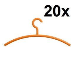 Hewi Kleiderb�gel 20er Set 570.1 24 Orange 20 St�ck B�gel Garderobenb�gel Orange