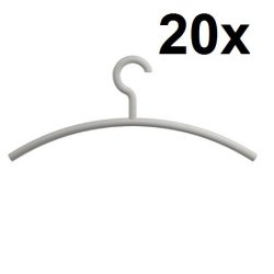 Hewi Kleiderb�gel 20er Set 570.1 95 Felsgrau 20 St�ck B�gel Garderobenb�gel Grau